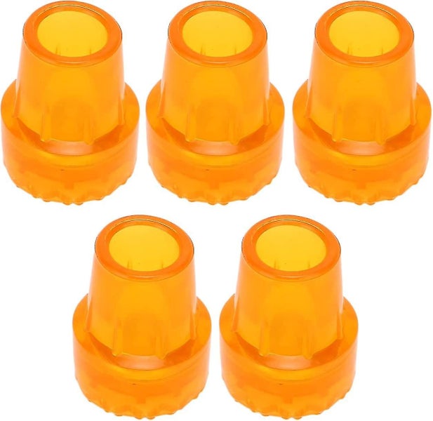 Wear-resistant Non-slip Walking Stick Tip - Set of 5 Rubber Cane Tips for Grassl Carousel 1