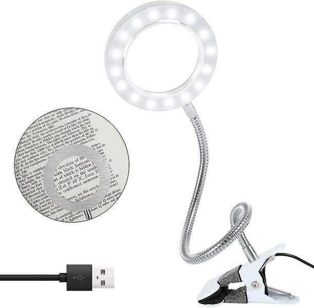 Led Magnifying Lamp Daylight Magnifying Lamp Table Magnifier With Clamp Usb Tabl Carousel 1