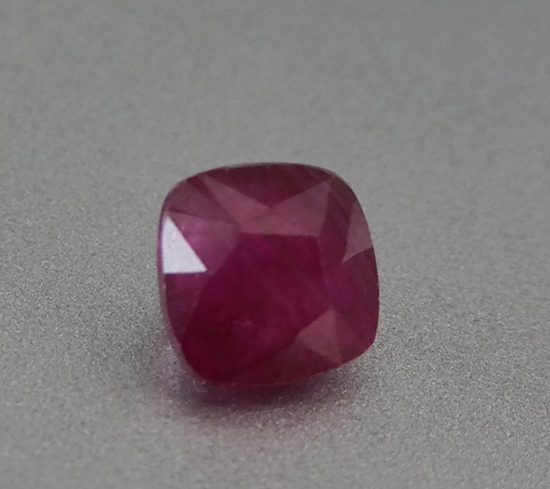 1.19CT SPLENDID CUSHION CUT 100% NATURAL PURPLE RED RUBY Carousel 1