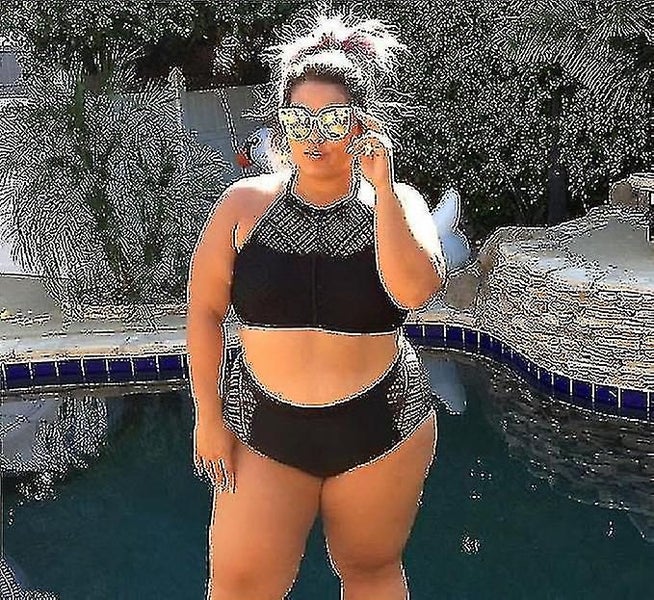 Plus Size Lady Beach Bikini Set Swimwear Sw Carousel 2