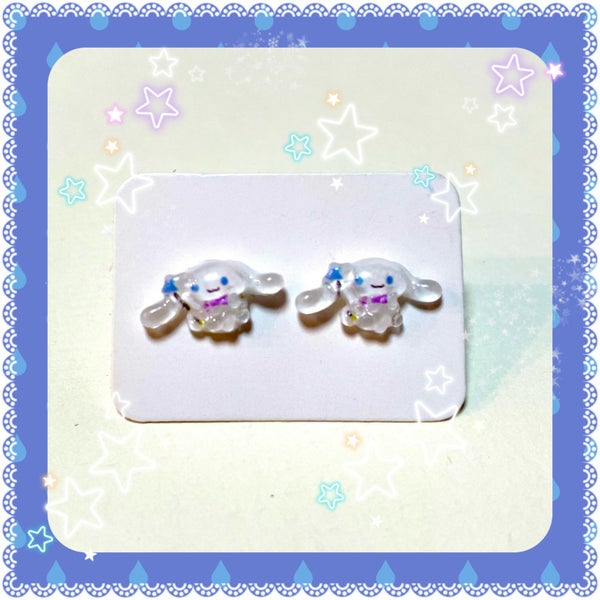 ^^1 x Cinnamaroll ^Magic^ Earrings - hypoallergenic - sanrio kitty Cinnamoroll Carousel 1