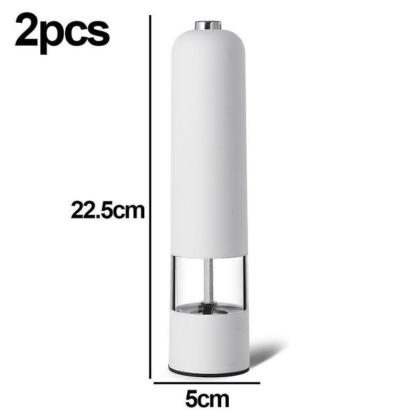 Salt And Pepper Mill Set Of 2 Manual With Adjustable Ceramic Grinder From Coarse Carousel 2