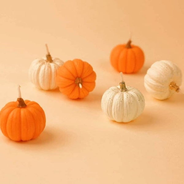 DIY Pumpkin Shape Candle Mold Ë‡Â§C Non-Stick Halloween Silicone Baking Mold Carousel 5