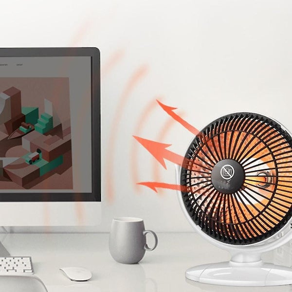 Mini Classic Personal Retro Air Circulation Fan with Adjustable Tilt Head Carousel 3