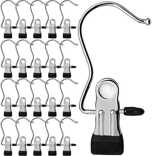 Portable Clothes Hook Metal Stainless Steel Hanging Clothespin Multipurpose Rota Carousel 1