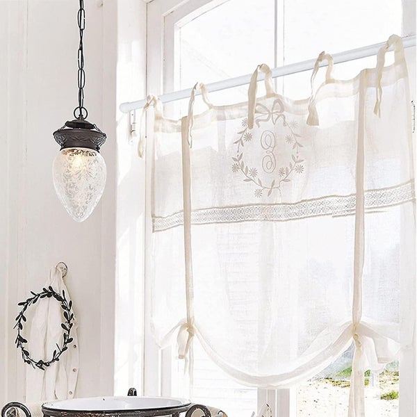 Adjustable Tension Spring Curtain Rod - Telescopic Shower Rod, White, 40-70 inch Carousel 5