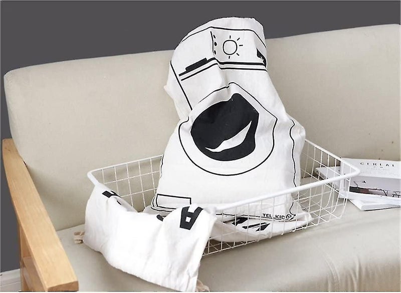 Large Canvas Laundry Bag With Drawstring For Toys Storage Travel Washing Machine Carousel 5