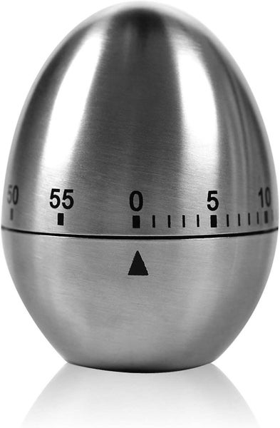 Kitchen Timer, "egg" Kitchen Timer, Funny Egg Timer, Stainless Steel Timer Kitch Carousel 1