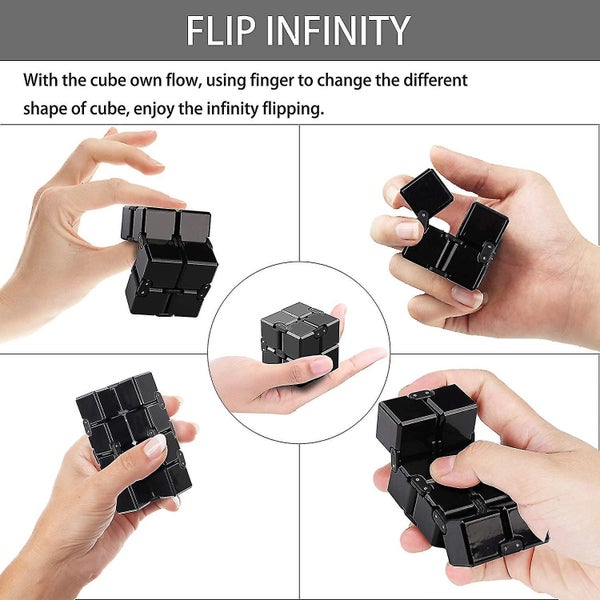 Decompression Infinity Cube Toy - Fidget Finger Toy for Stress and Anxiety Relie Carousel 2