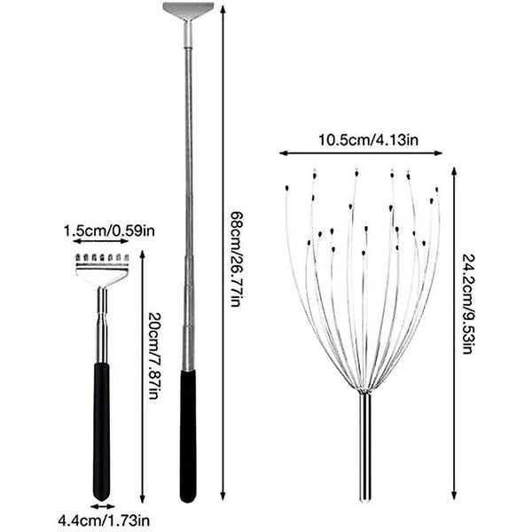 Head Massage Spider And Back Scraper, Head Massager With 20 Fingers For A Pleasa Carousel 5