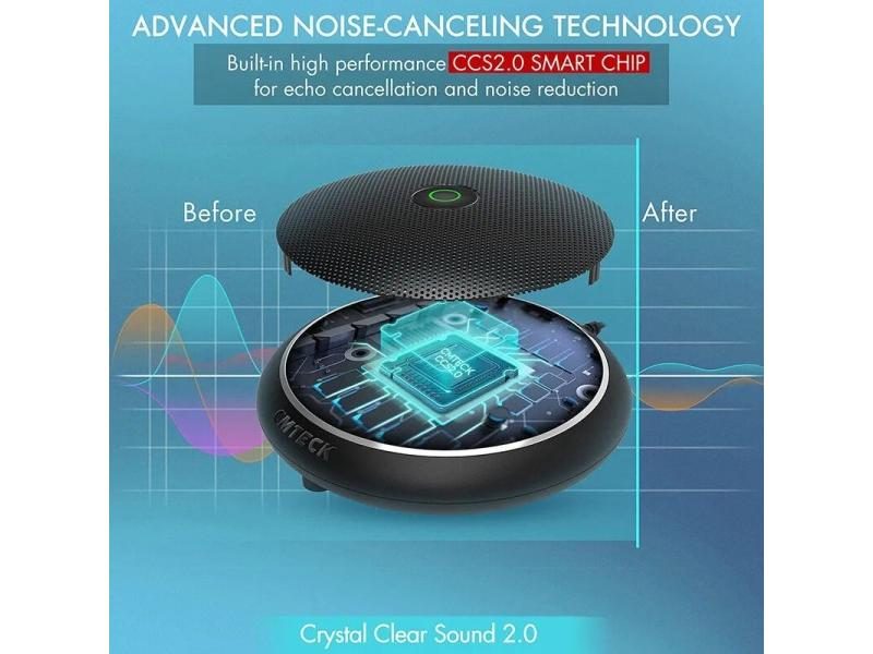 Conference Microphone CMTECK USB Computer Micro CM003 Mute Function Carousel 1