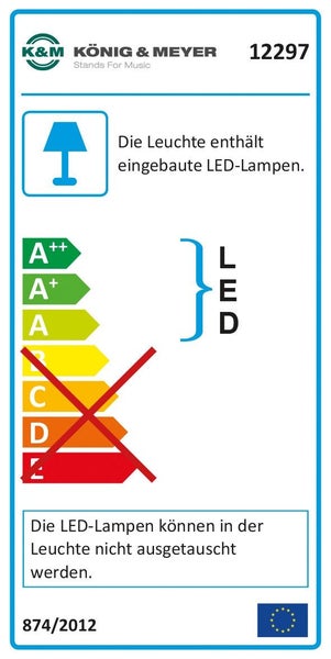 K&M - 12297-085-55 LED Piano Lamp. Carousel 3