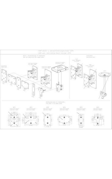 K&M - 24496-000-55 - Speaker Ceiling Mount. Carousel 5