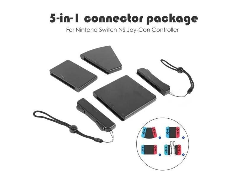 5 In 1 Connector Pack Hand Grip Cover For Nintendo Switch Oled Joy-Con Carousel 1