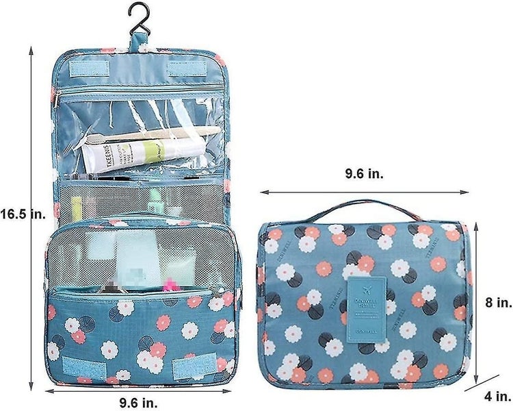 Hanging Toiletry Bag - Wash Bag Makeup Cosmetic Pouch Large Capacity Organiser B Carousel 2