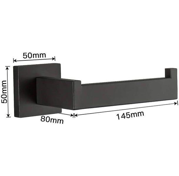 Toilet Roll Holder - Wall Mounting Stainless Steel Toilet Paper Holder Roll Hold Carousel 2