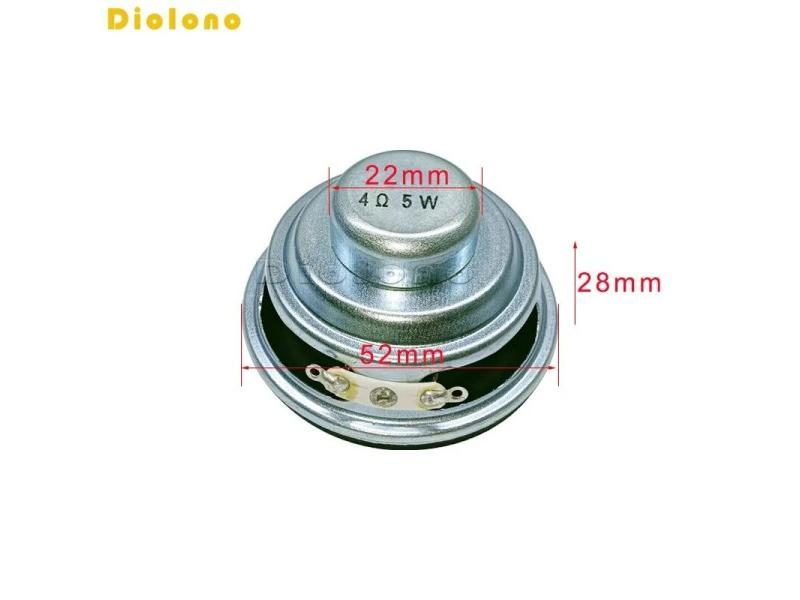 4Ohms 5W 52mm Round 16 Core Dual Neodymium Mag Speaker 2inch Yellow Cone DIY Carousel 1
