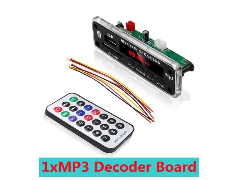 Hot Color Screen 5V/12V Bluetooth MP3 WMA Decoder Board For Car MP3 Player Carousel 1