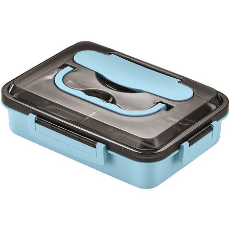 304 Stainless Steel Canteen Microwave Food Insulation Compartments Lunch Box Carousel 5