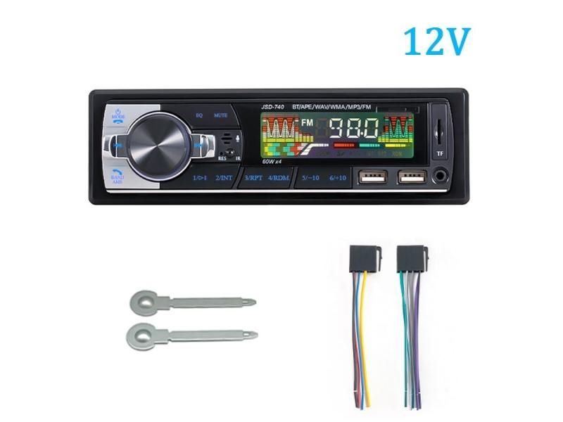 SINOVCLE Car Radio Audio 1din Bluetooth Stereo MP3 Player FM Receiver 60Wx4 Carousel 1