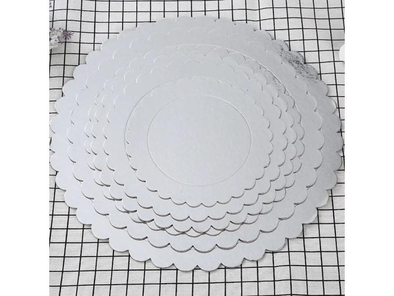 Gold Cake Board Dessert Tray Cake Base For Wedding Birthday Party Carousel 2