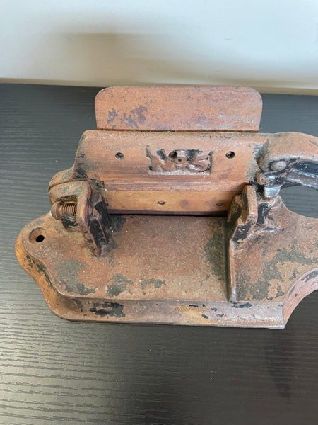 Antique Cast Iron A.McMillan No. 5 Tobacco Cutter Carousel 2