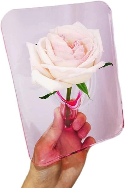 Clear Book Flower Vase Elegant Book Shape Acrylic Vase Artistic Acrylic Flowe Carousel 1