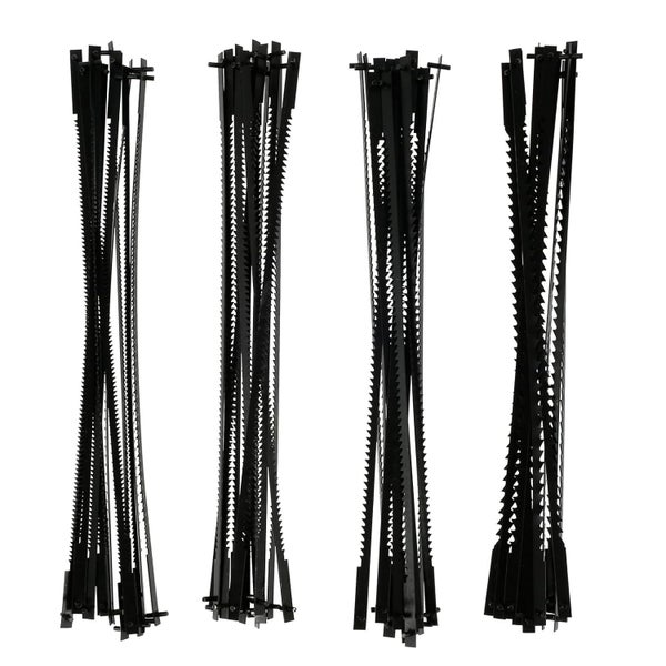 48pcs Scroll Saw Blade Set 5 Inch Pin End Scroll Saw Blades SK5 Carbon Steel Carousel 1