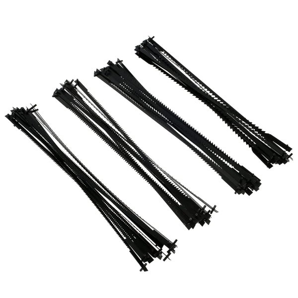 48pcs Scroll Saw Blade Set 5 Inch Pin End Scroll Saw Blades SK5 Carbon Steel Carousel 9