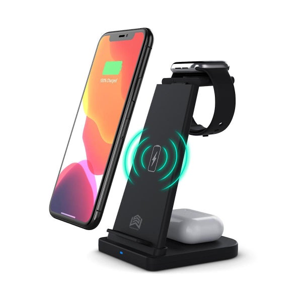 Wireless charging QI mobile phone wireless charging bracket watch earphone wirel Carousel 1