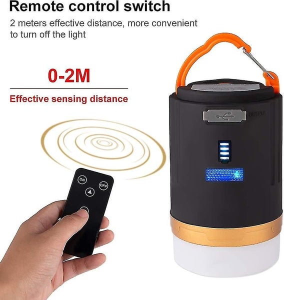 Camping Lantern LED - 4800mAh Rechargeable Battery Tent Lights, Waterproof, Magn Carousel 4