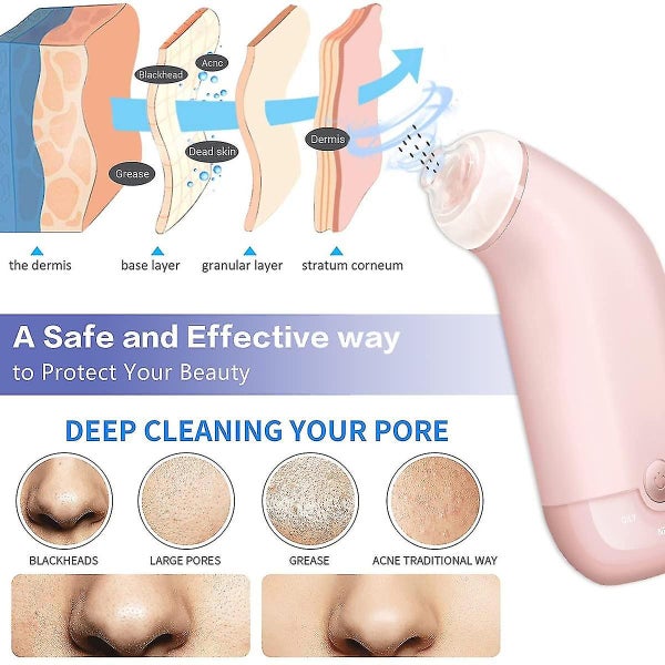 Blackhead Remover Pore Vacuum,upgraded Facial Pore Cleaner Electric Rechargeabl Carousel 2