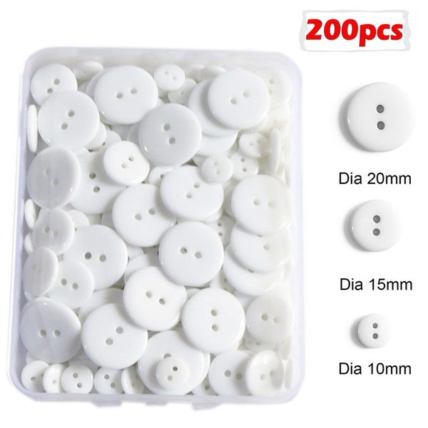 White Sewing Buttons i2426WT0 Carousel 2