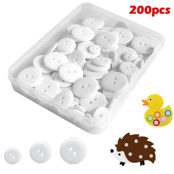 White Sewing Buttons i2426WT0 Carousel 1