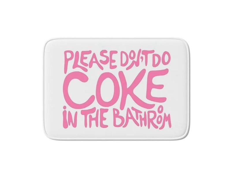 Gaslight Gatekeep Girlboss No Coke In Bathroom Bath Mat 60 X 40 Cm Absorbent Carousel 2