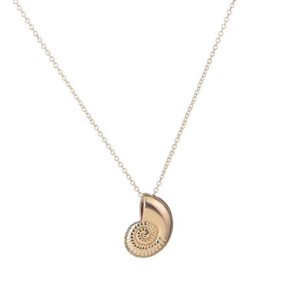 Fashion Woman Conch Pendant Necklace -Gold Carousel 1