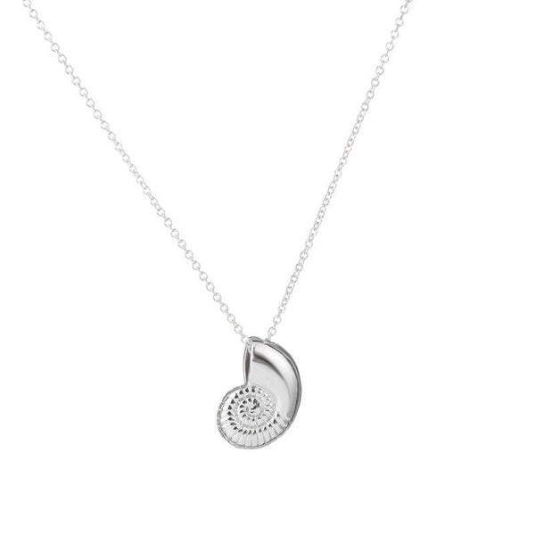 Fashion Woman Conch Pendant Necklace -Silver Carousel 1