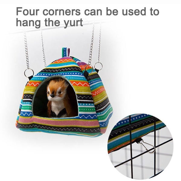 Guinea Pig House Bed Cozy Warm Hamster Hideout -FairyDeer Carousel 4