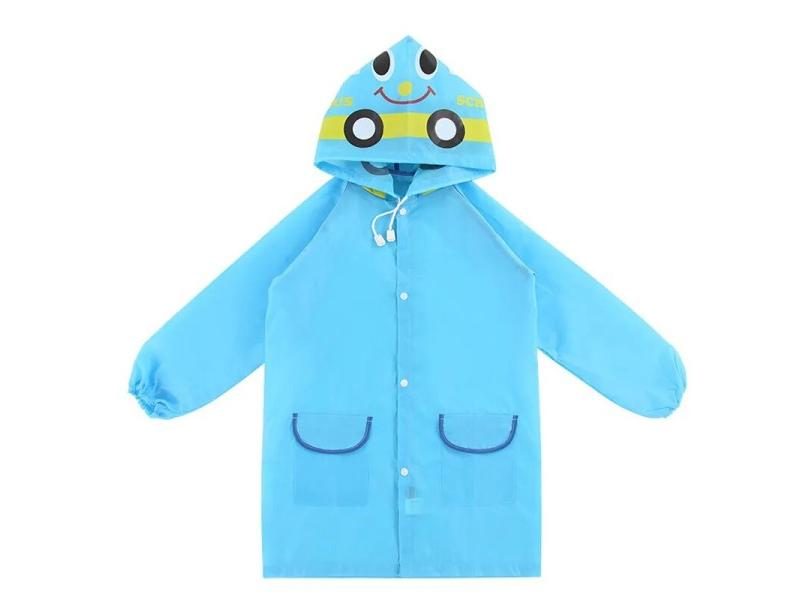Kids Rain Coat Animal Style Children Waterproof Raincoat Rainwear Unisex Carousel 1