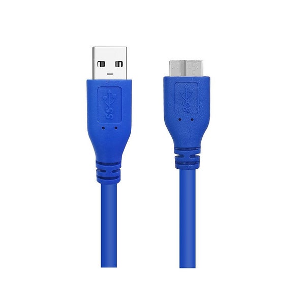 SGL USB-A 3.0 Male to Micro USB-B Male Cable 1.5M Blue Carousel 1