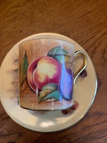 AYNSLEY SIGNED CUP & SAUCER Carousel 2