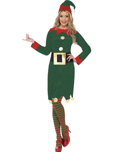 Elf Deluxe Womens Christmas Costume Carousel 1