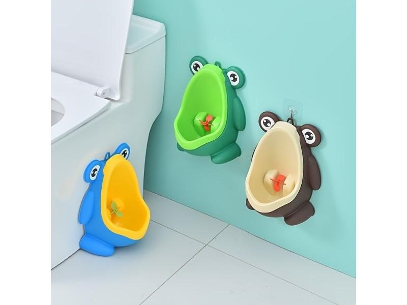 Cute Frog Potty Training Urinal For Boys With Fun Aiming Target Toilet Urinal Carousel 2