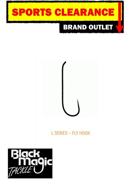 Black Magic L20 Fly Hook Down eye-wide Gap Carousel 1