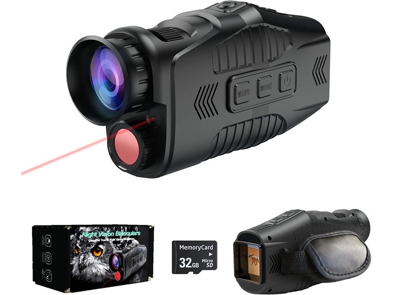 Night vision Monocular Telescoper with Infrared Illuminator & Video Recording Carousel 1