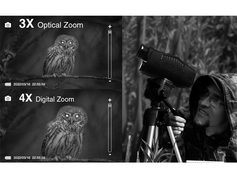 Night vision Monocular Telescoper with Infrared Illuminator & Video Recording Carousel 9