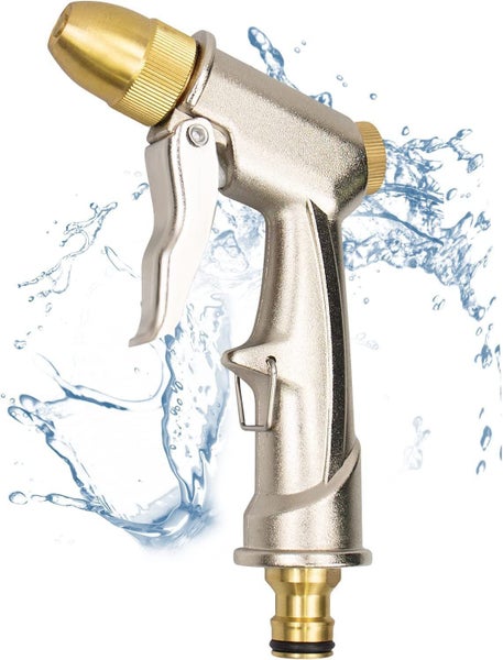 Metal Brass Nozzle Garden Car Plant Hose Spray Gun For Watering Cleaning Washing Carousel 1