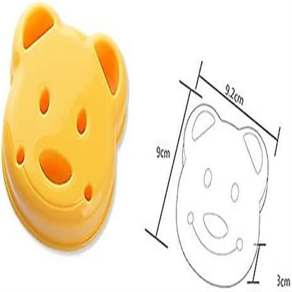 Bear Shape Sandwich Mold Cutter bread Sandwich Shapers Maker For Kids Carousel 2