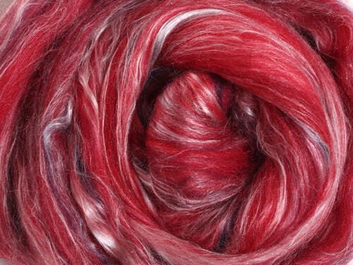 Ashford Silk Merino Scarf Kit 114 Berries Carousel 2