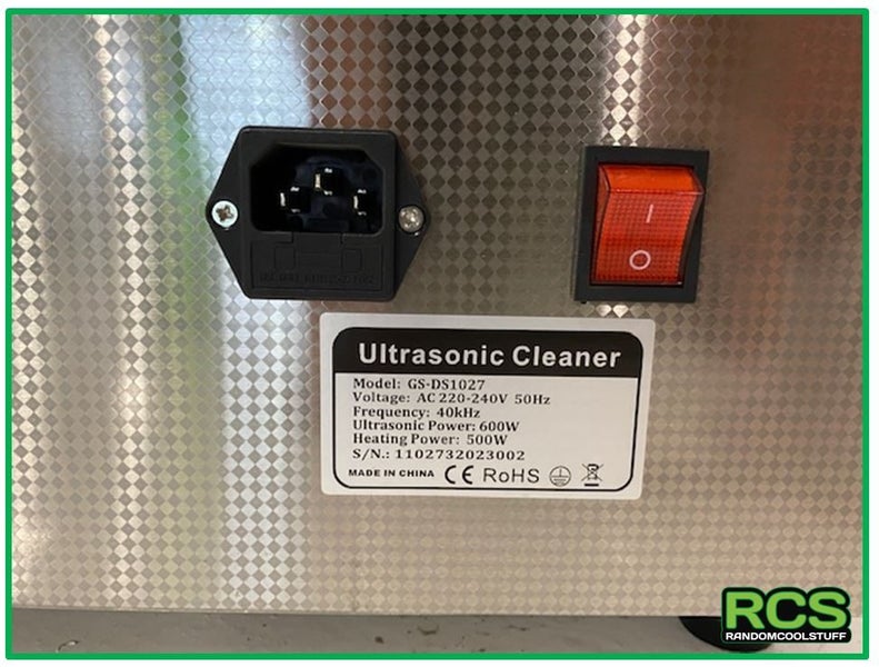ULTRASONIC CLEANER 27 Litre .Heating and DEGAS functions. Carousel 4